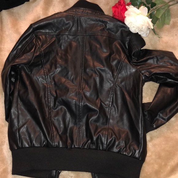 Faux Leather Jacket - Picture 2 of 6